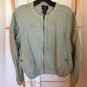 NWT Nicole Miller 100% linen jacket